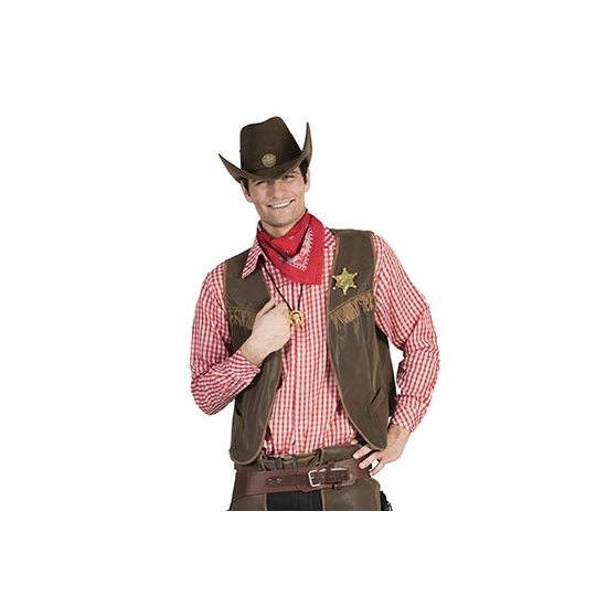 Rode geruite cowboy blouse voor heren - Top Merken Winkel